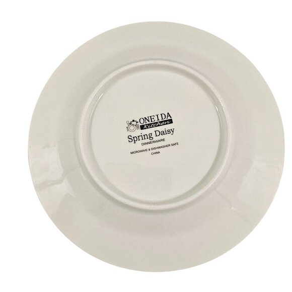 Oneida Spring Daisy Majesticware 6.5” Ceramic Dessert Bread Plates – Set of 4 - Picture 5 of 15